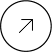 Black upward right arrow inside a circle icon