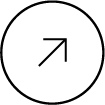 Arrow icon pointing northeast inside a circle