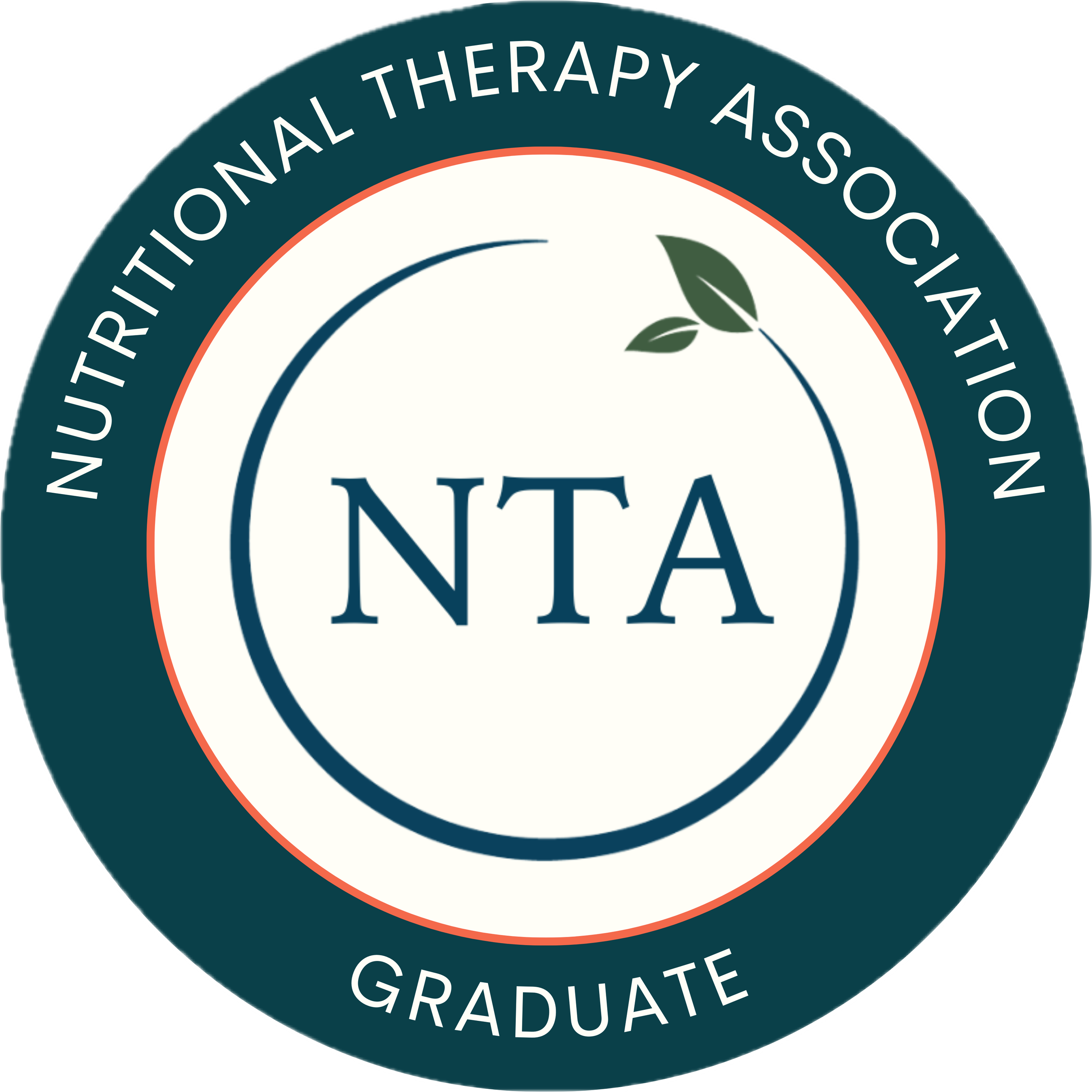 Badge with the text 'Functional Nutrition & Lifestyle Practitioner (FNLp)' encircled by 'Functional Nutrition Alliance' and 'Official Certification' on a gray background with a small colorful logo in the top right corner.