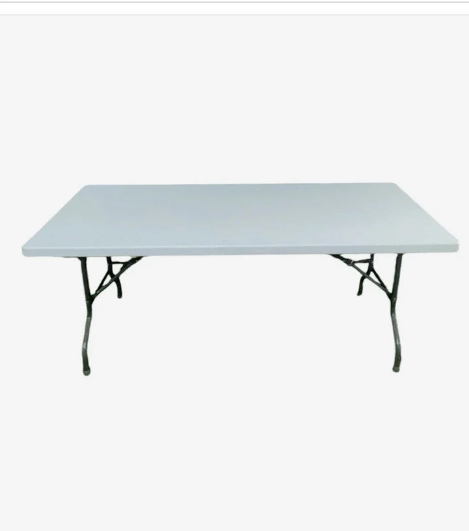 6FT Heavy -Duty Pro Folding Banquet Table