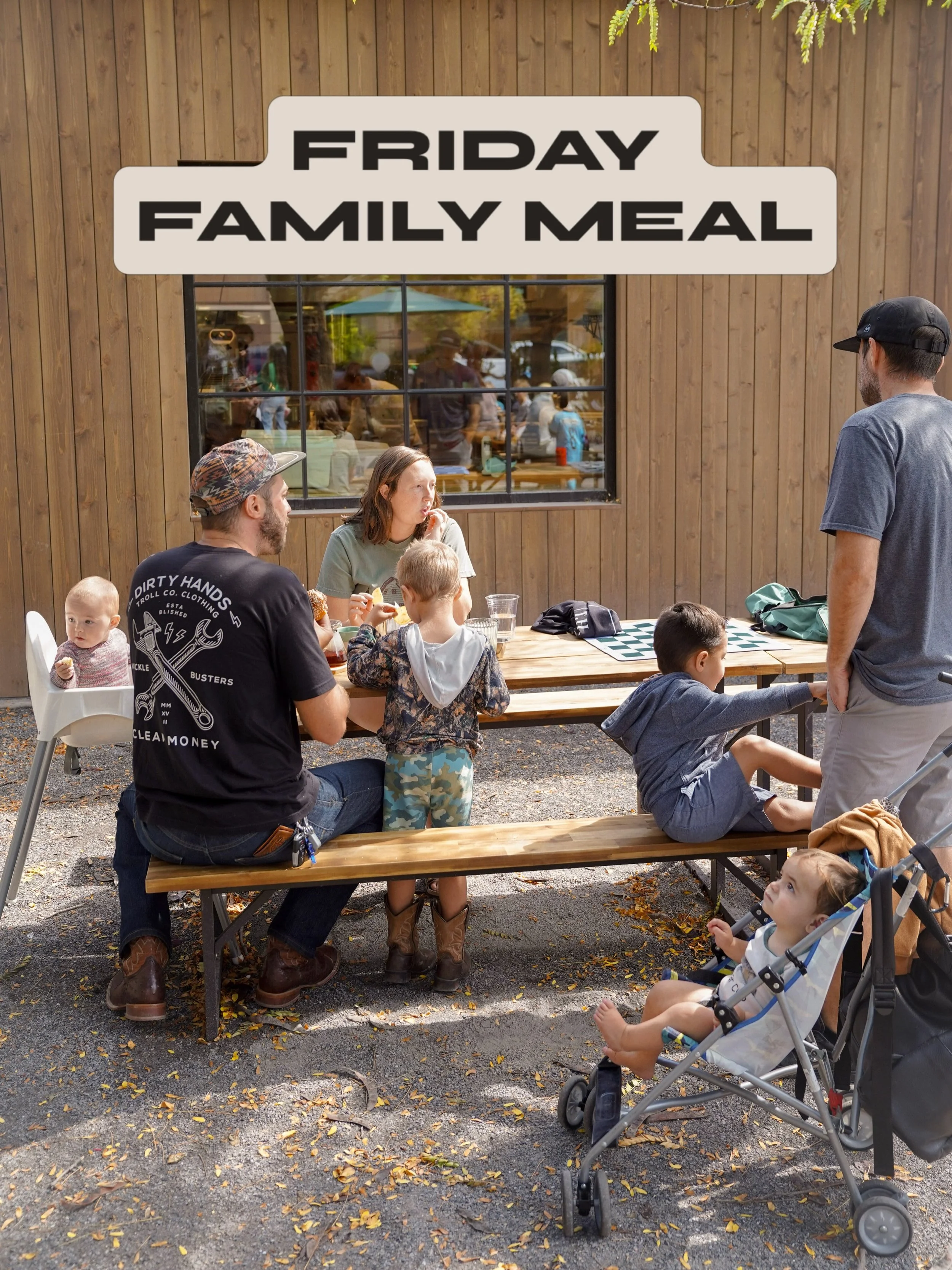 It&rsquo;s Friday family meal day! This weeks special $40:

&bull;2 Lbs of house smoked pulled pork
&bull;4 house made brioche buns 
&bull;8 oz. of house vinegar slaw 
&bull;6 cups of sauce 

A killer deal! Start your weekend off right with this grea