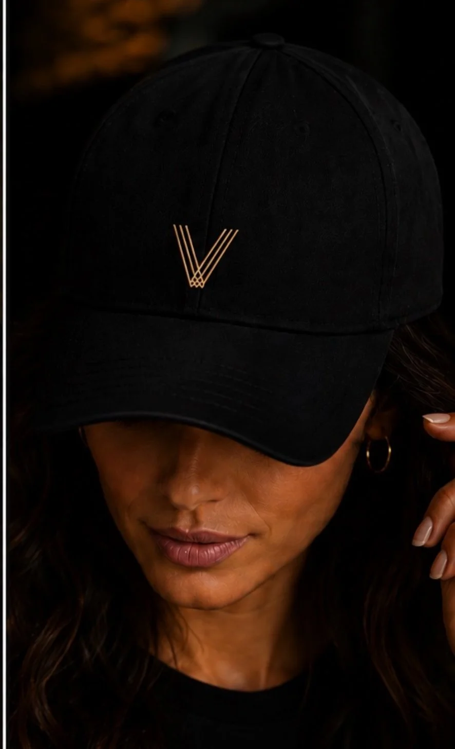 V Logo Baseball Cap