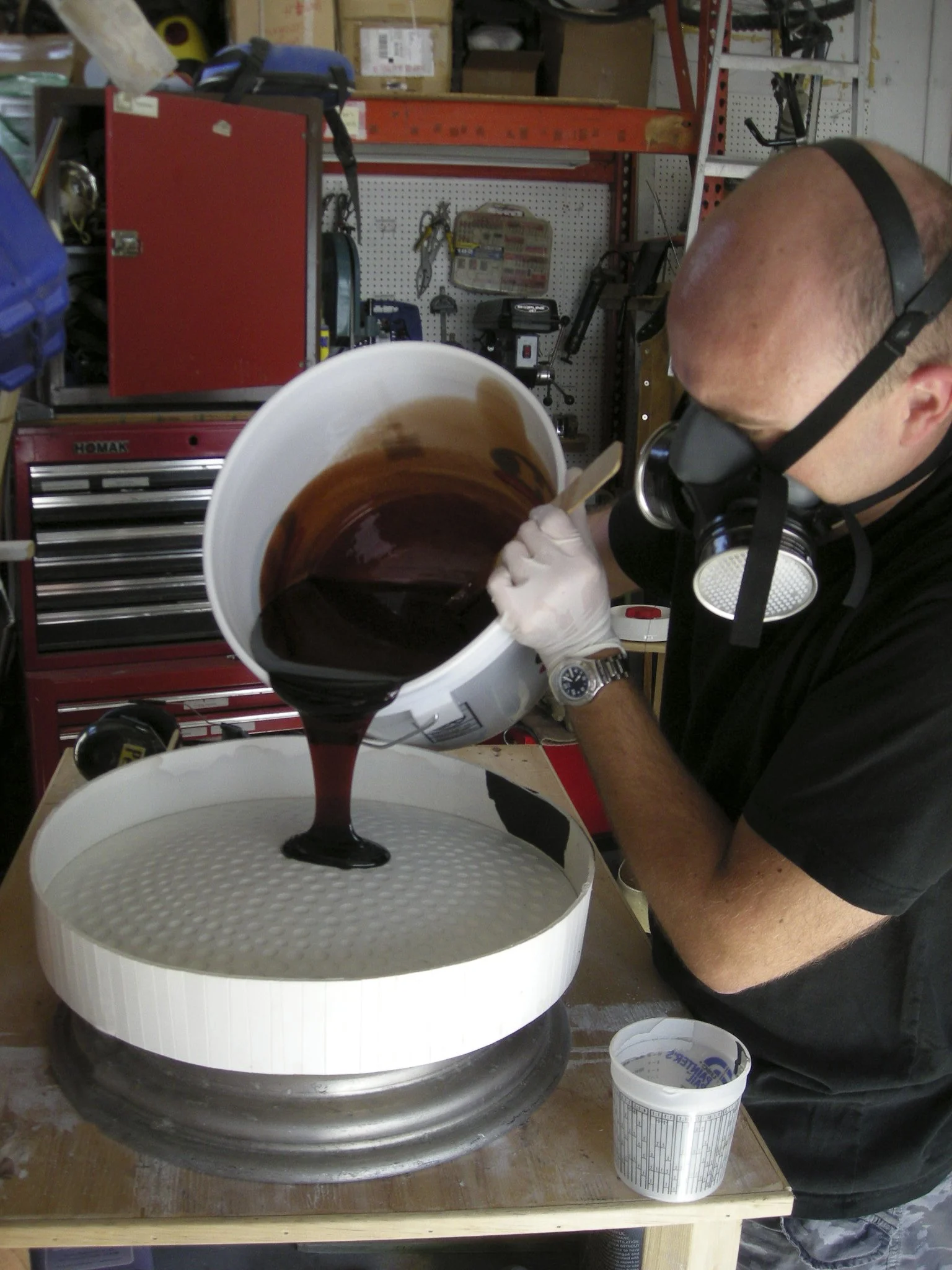 Pouring the mold.jpg