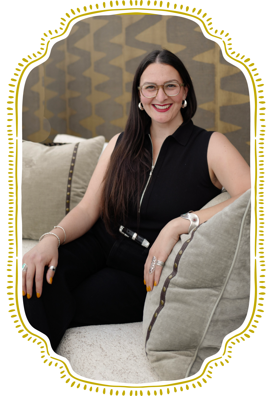 Alessandra Lopez, founder of Zelda Design Co, Los Angeles interior designer specializing in eclectic interiors