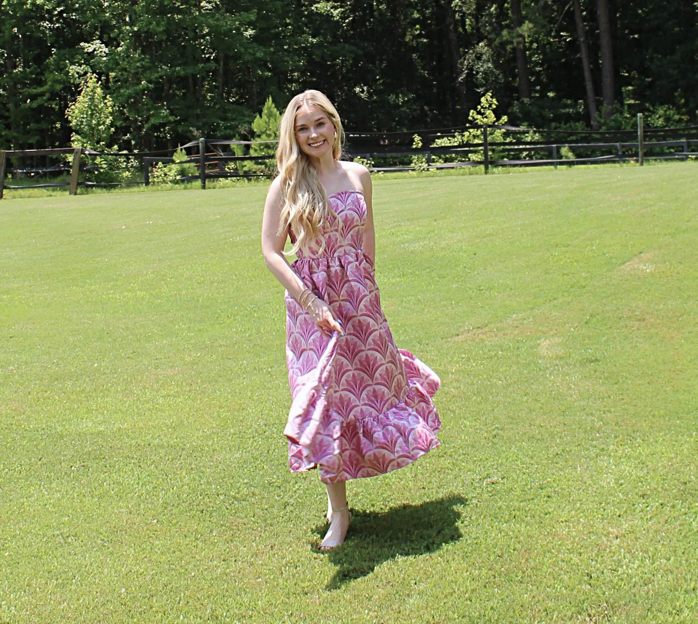 Rosalie Garden Midi Dress