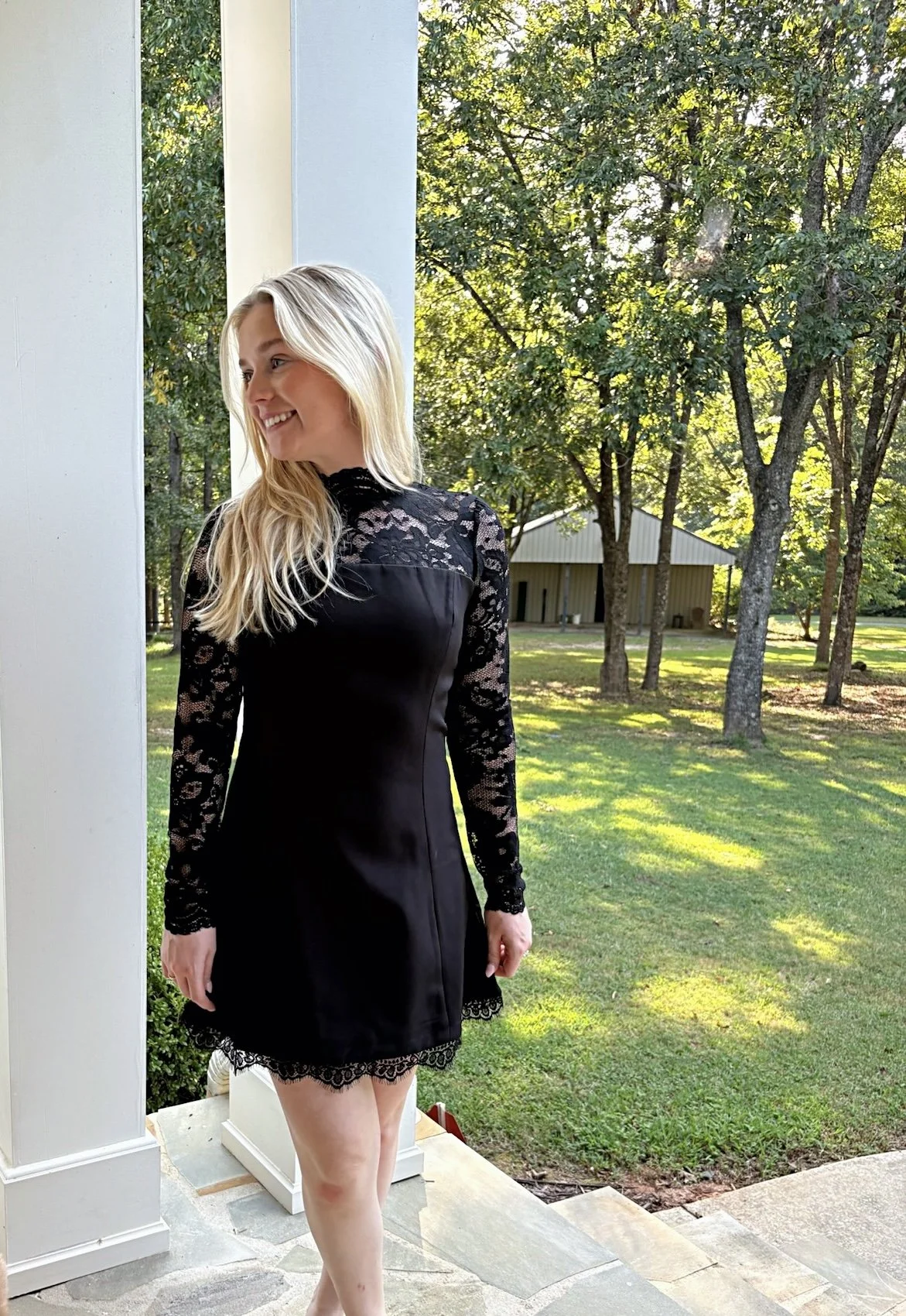 Victoria Lace Mini Dress