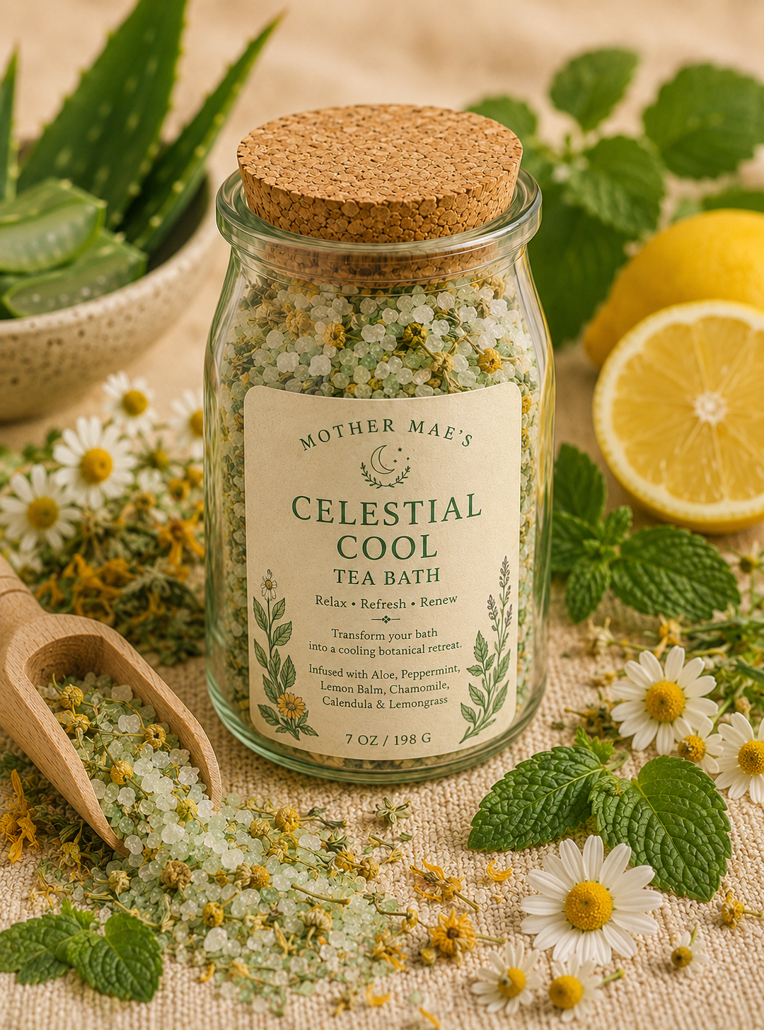 Celestial Cool Tea Bath