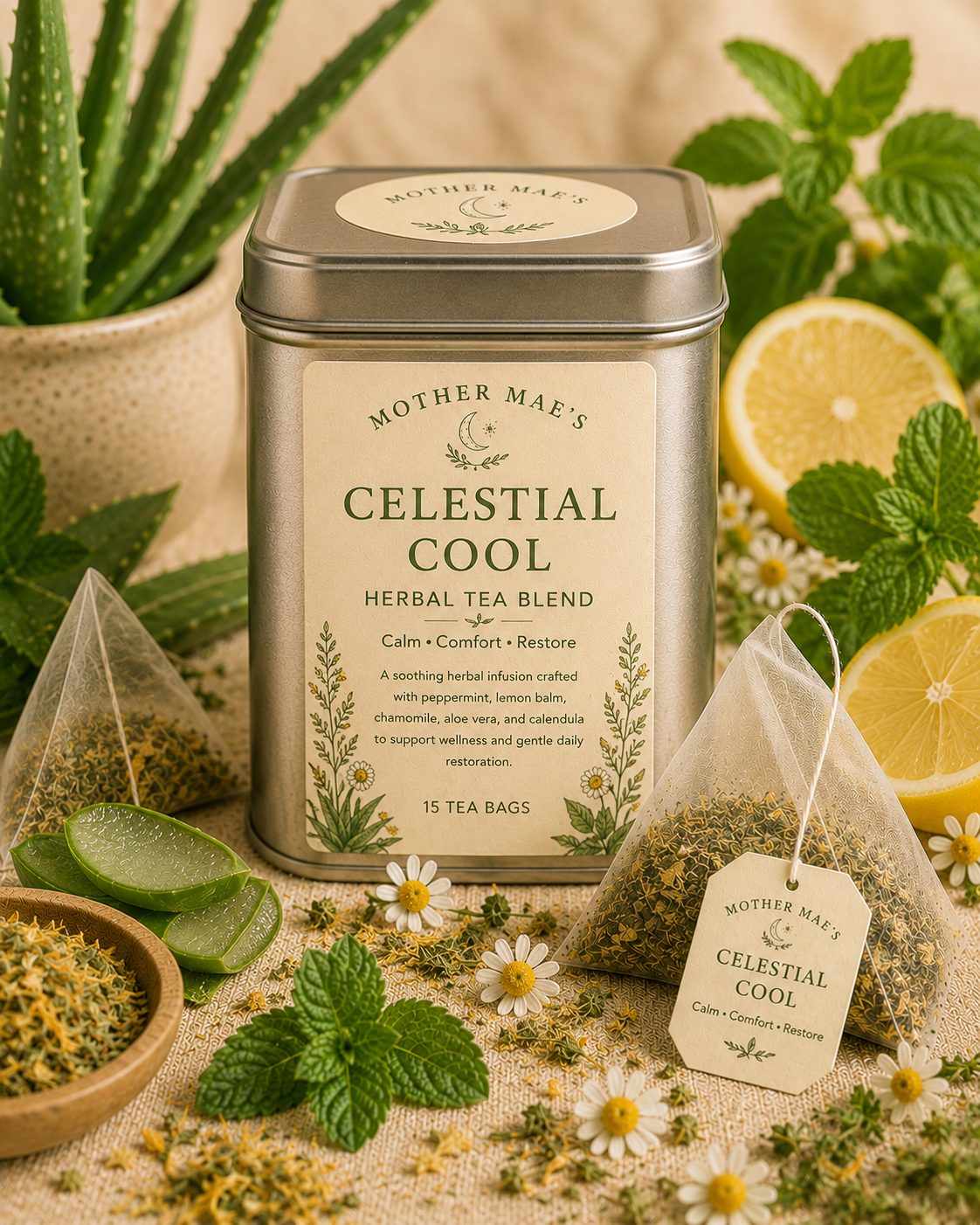 Celestial Cool Herbal Tea