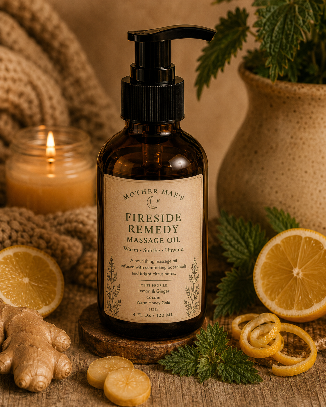 Fireside Remedy Massage Oil