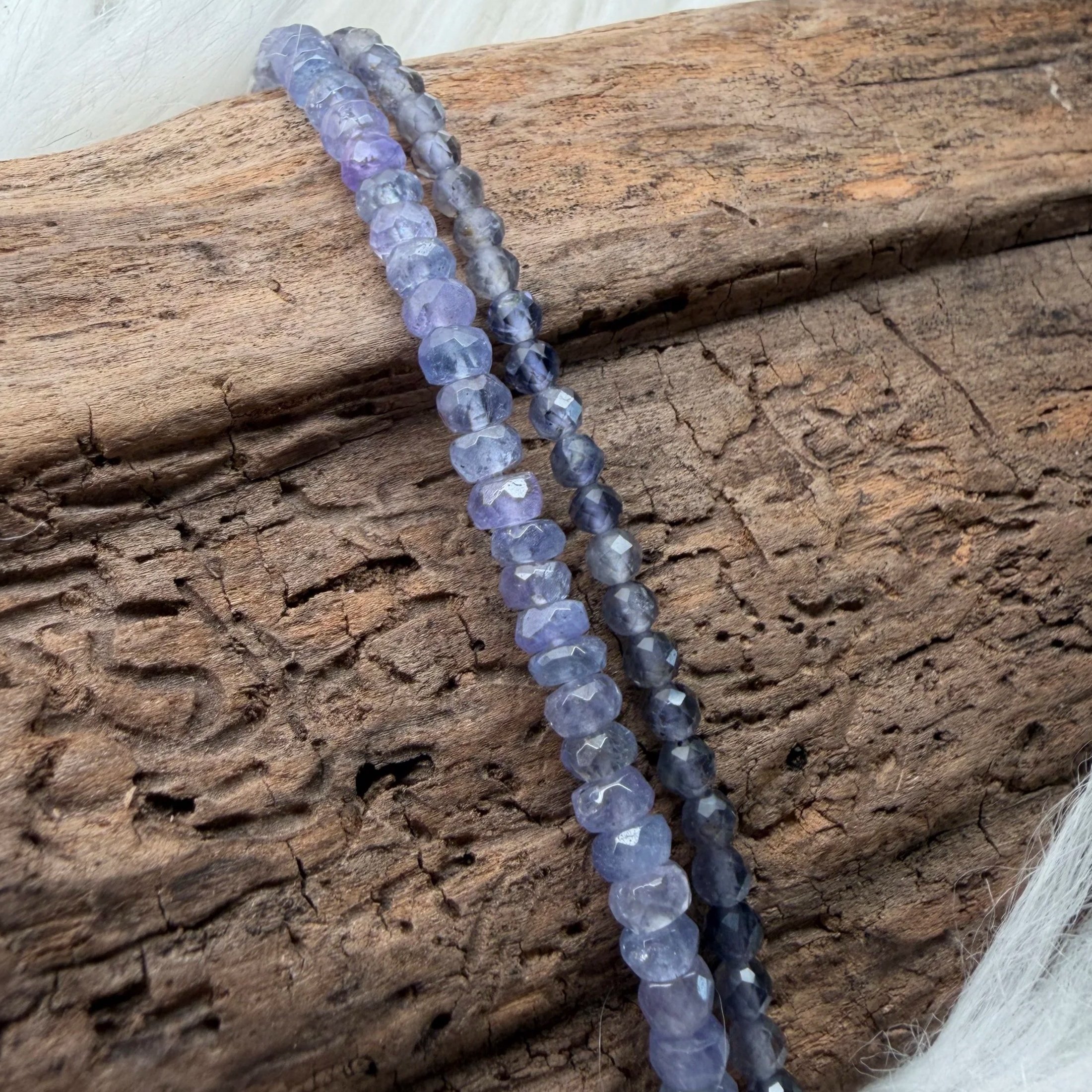 Tansanit & Iolith Armband