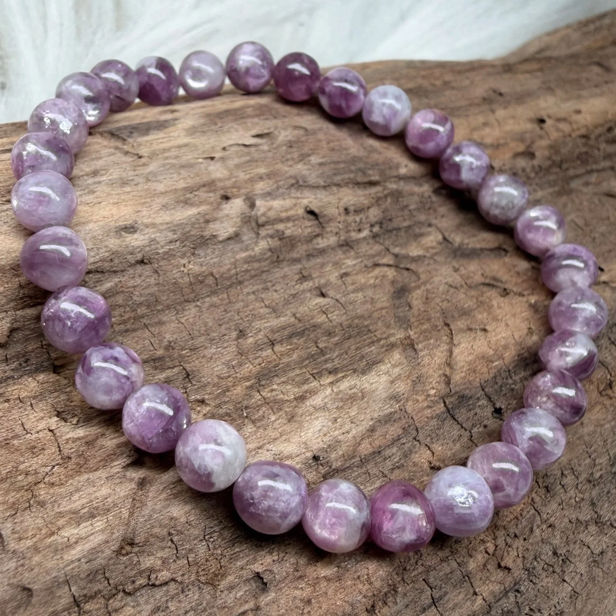 Lepidolith Armband