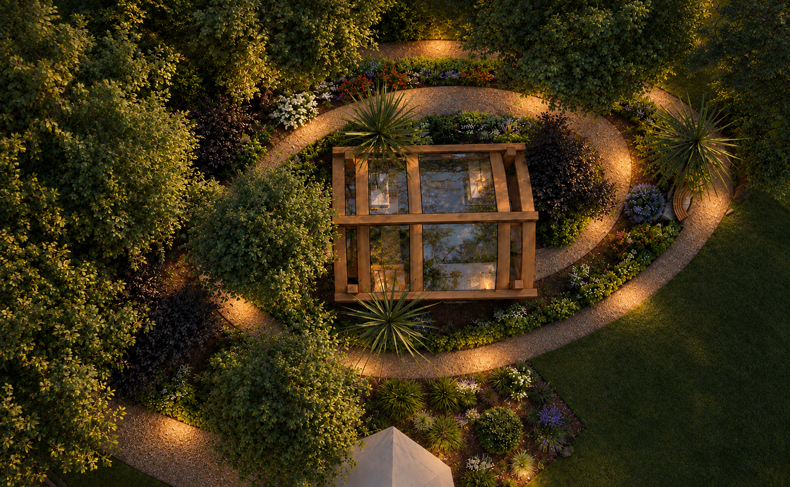 The Infinity Path Garden