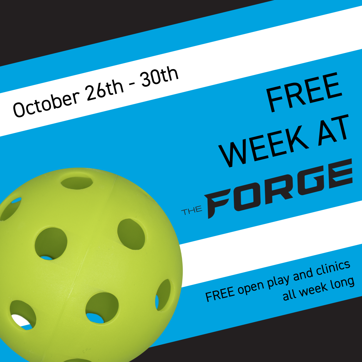 Pickleball FREE week!