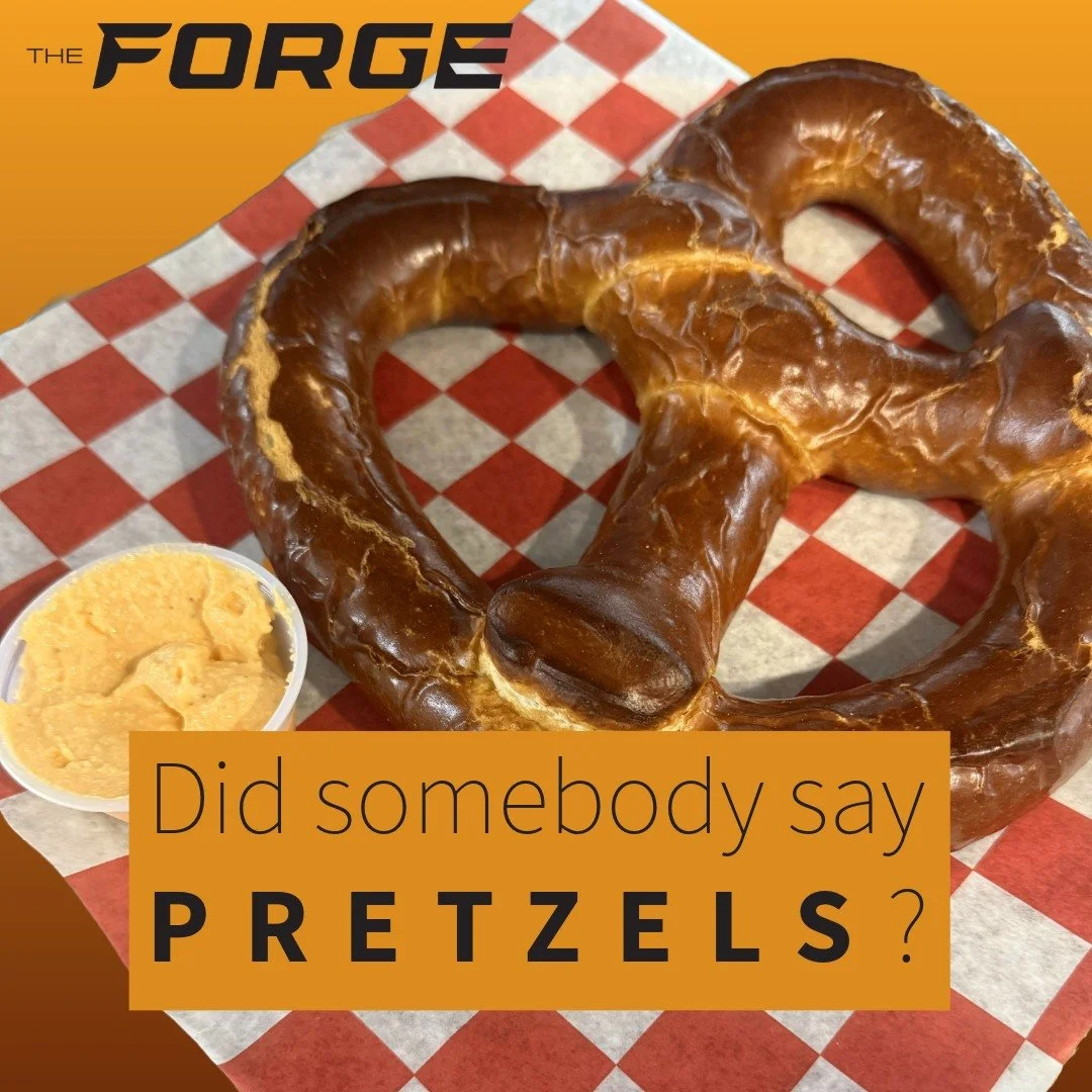 We&rsquo;re bringing a true taste of Oktoberfest to The Forge Sports Center for our Oktoberfest Mini Futsal Tournament! Feast your eyes on these massive, warm, salty beauties&mdash;crispy on the outside, soft and chewy on the inside, and completely d
