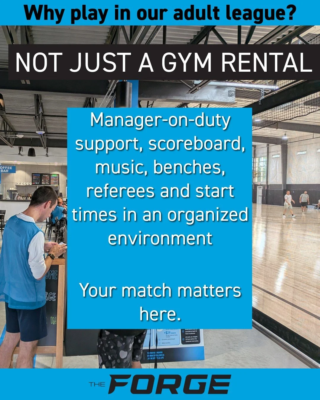 Our Winter 1 session starts November 16th. Register your team NOW at www.theforgesportscenter.com/adult-futsal-league and save $75.