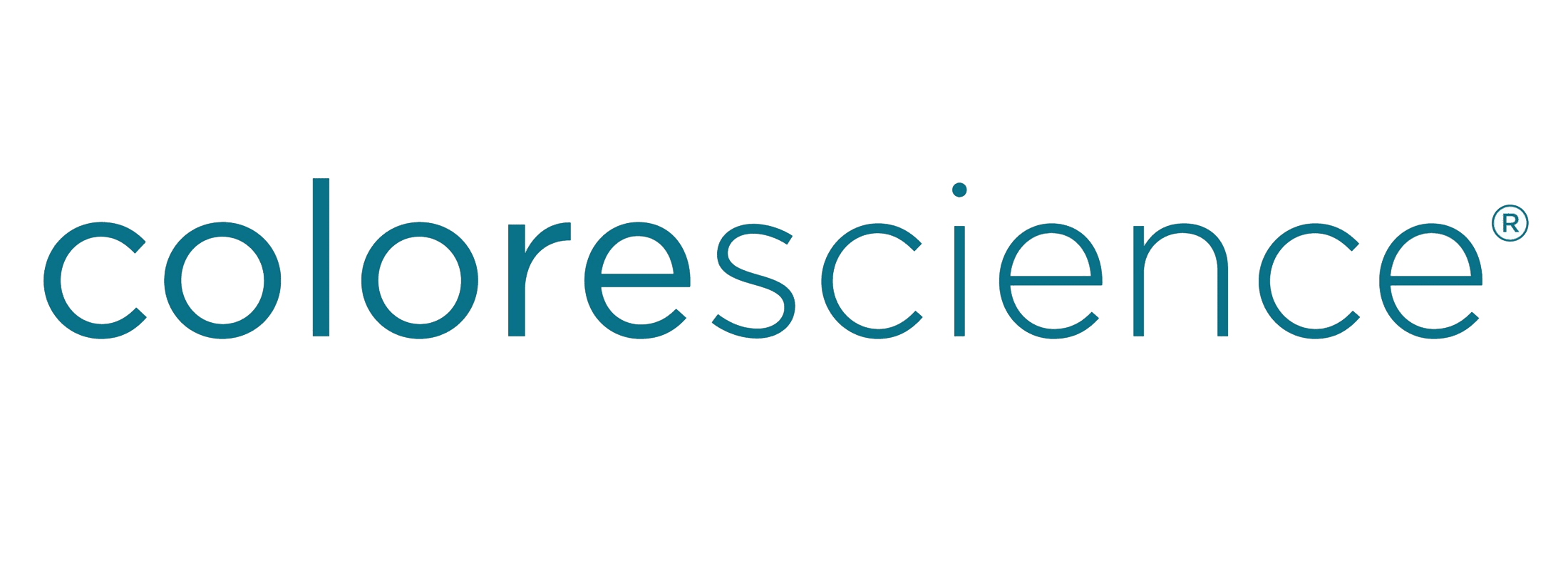 The logo of Colorscience, a skincare and medical aesthetic brand with a blue text on a transparent background.