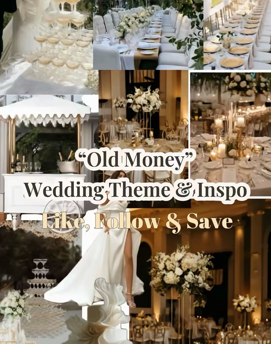 Brides 💍How gorgeous and timeless is this Old Money wedding theme? This is the perfect theme for an amazing vintage wedding!
#weddinginspo #weddingtrends #weddingtrends2026 #fyp #weddingplanner