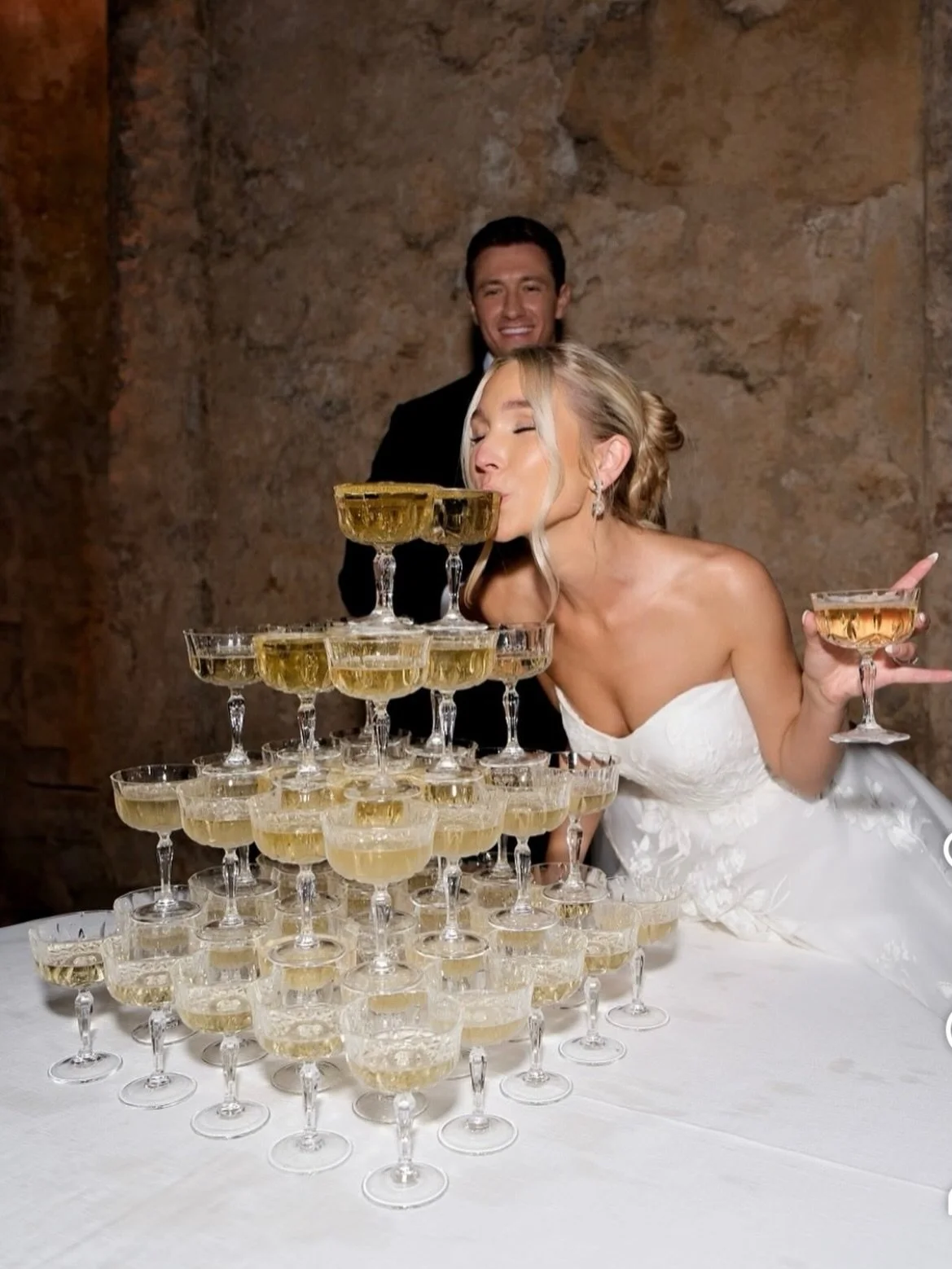 Forget the expected. If it stacks, it slays ⚡️

There was a time when champagne towers were the go-to at every wedding, marked by dramatic pours, clinking glasses, and a touch of vintage glamour. But in 2026, couples are opting for something bolder t