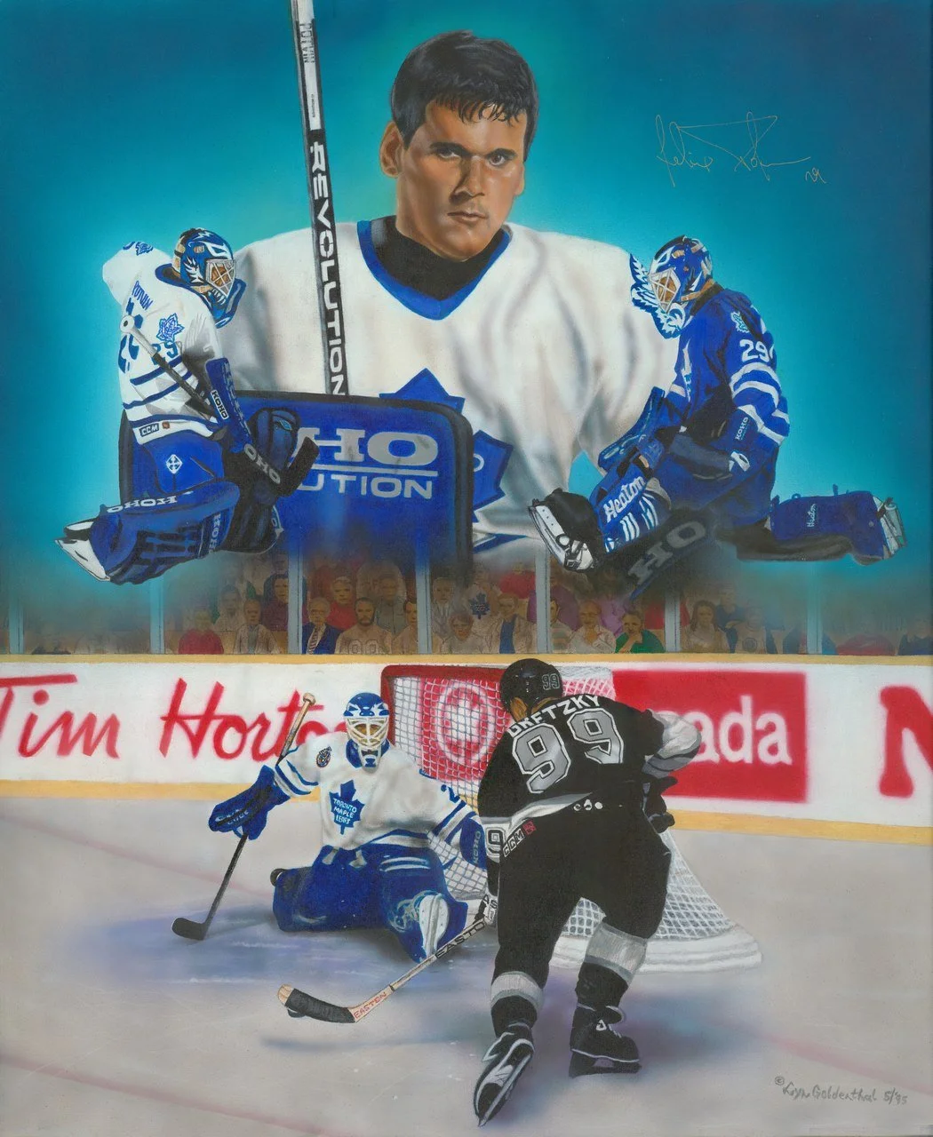 The Potvin Wall (Championship Blue & Orange Edition)