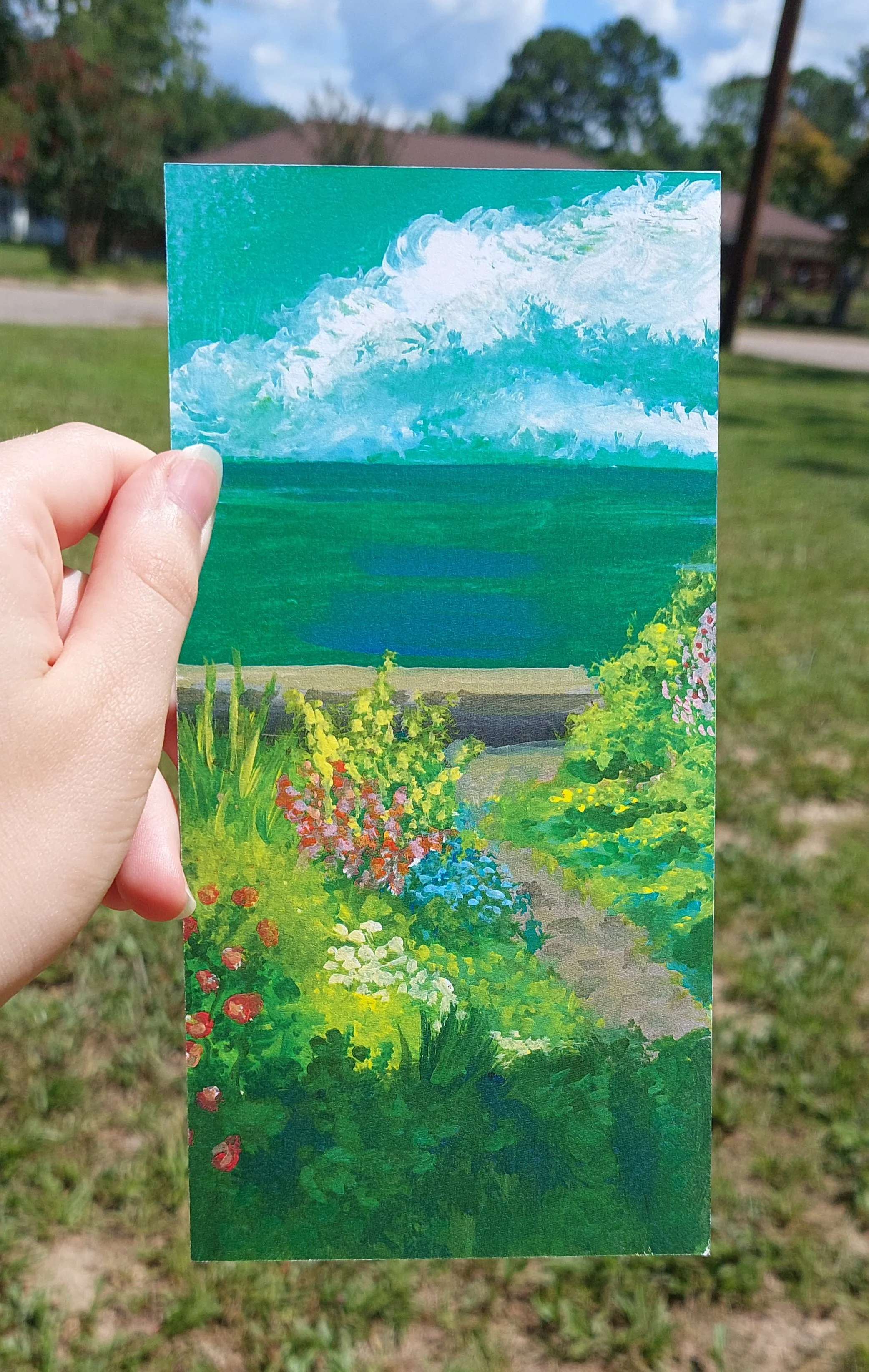 Oceanic Landscape Art Print