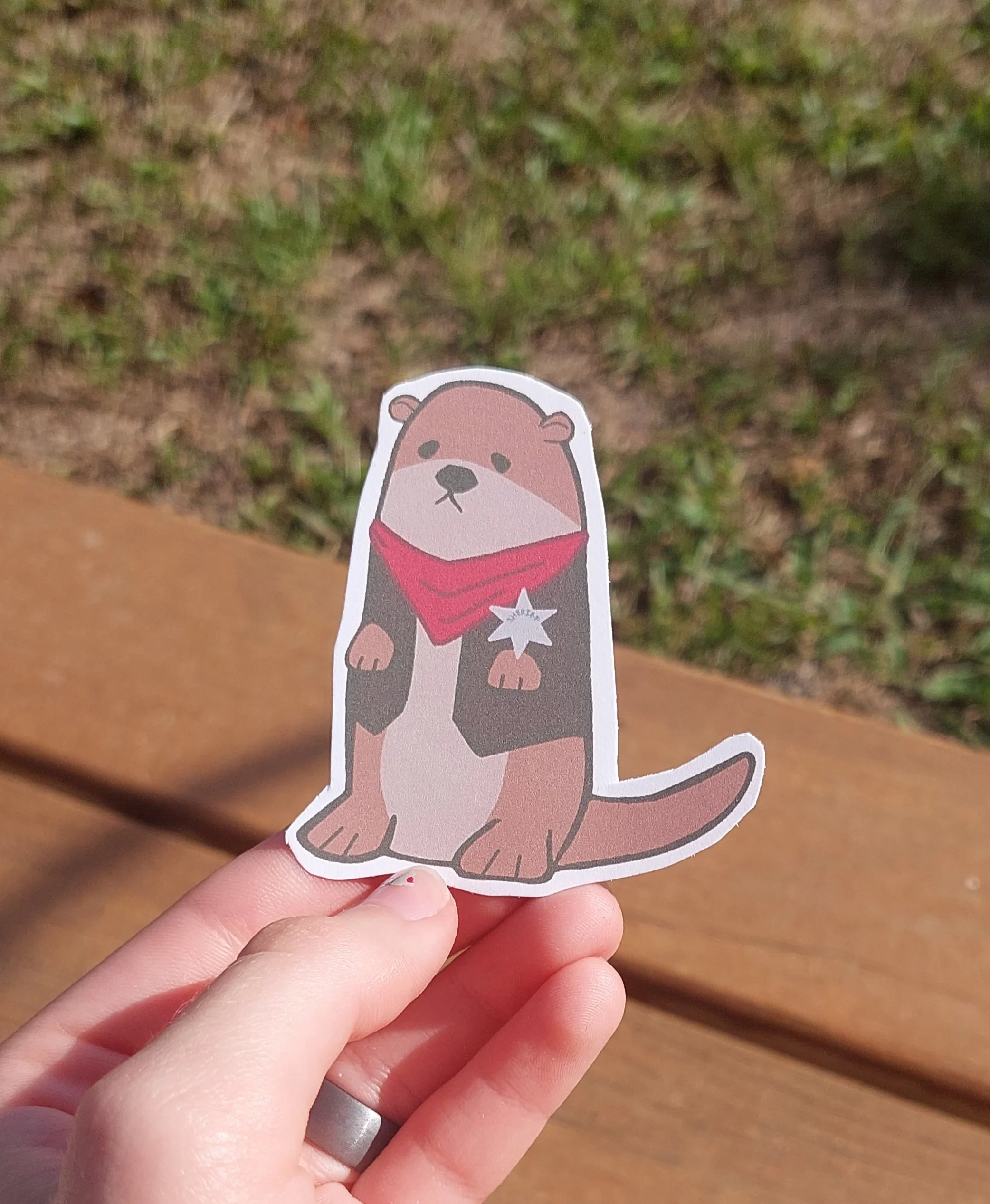 Sheriff Otter Sticker