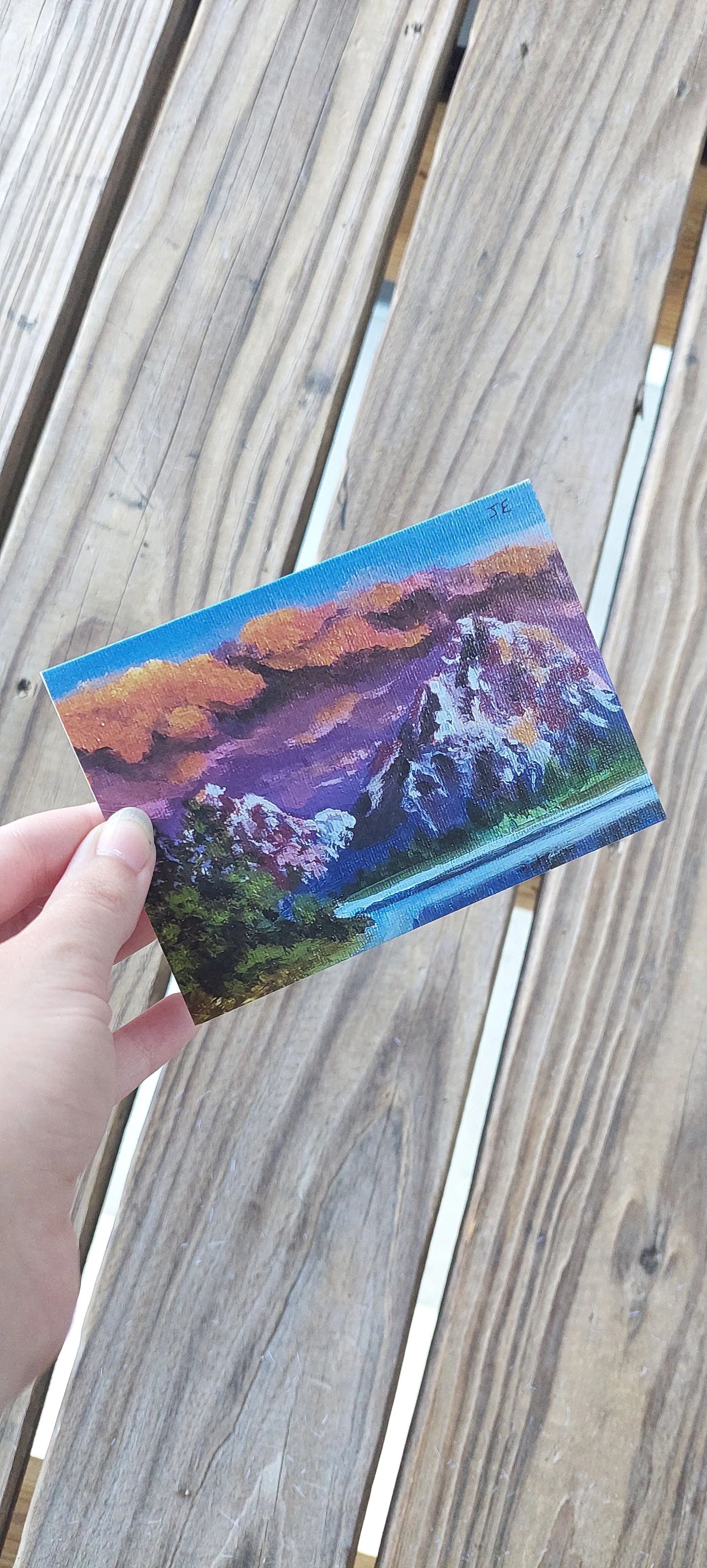 Greeting Card - 5x7  Mountain Sunset