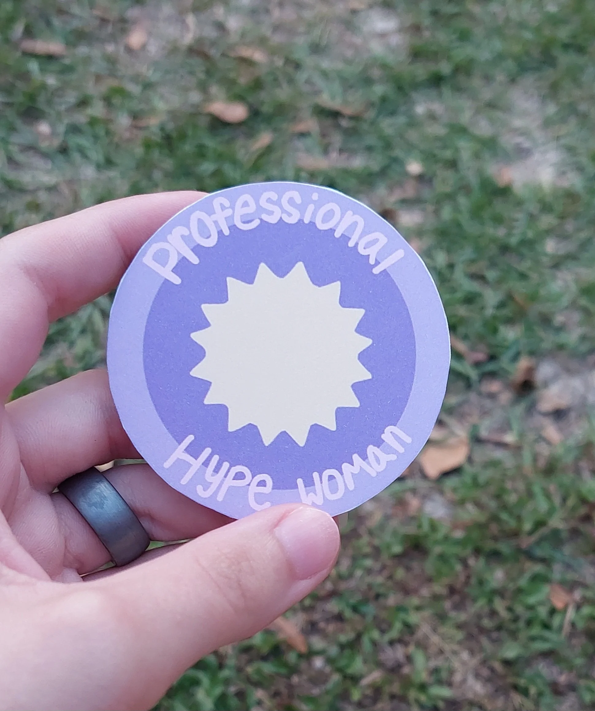Professional Hype Woman Sticker