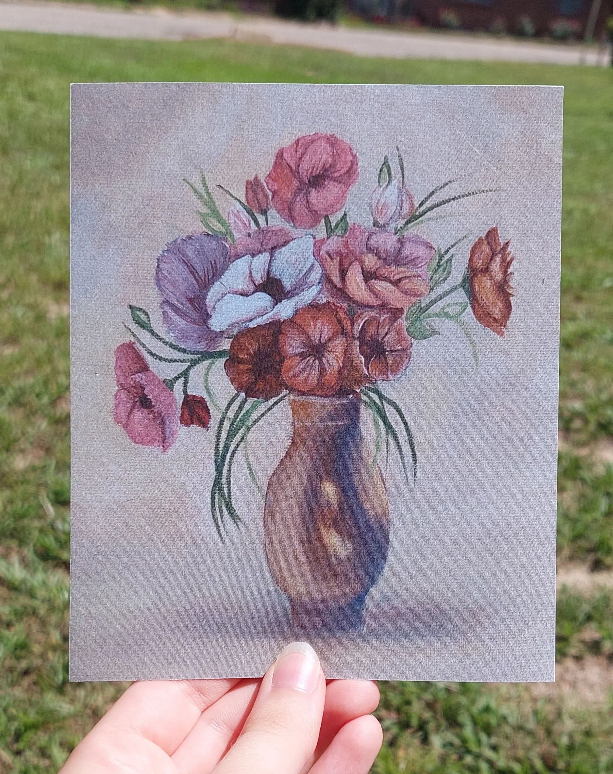 Poppy Bouquet Art Print