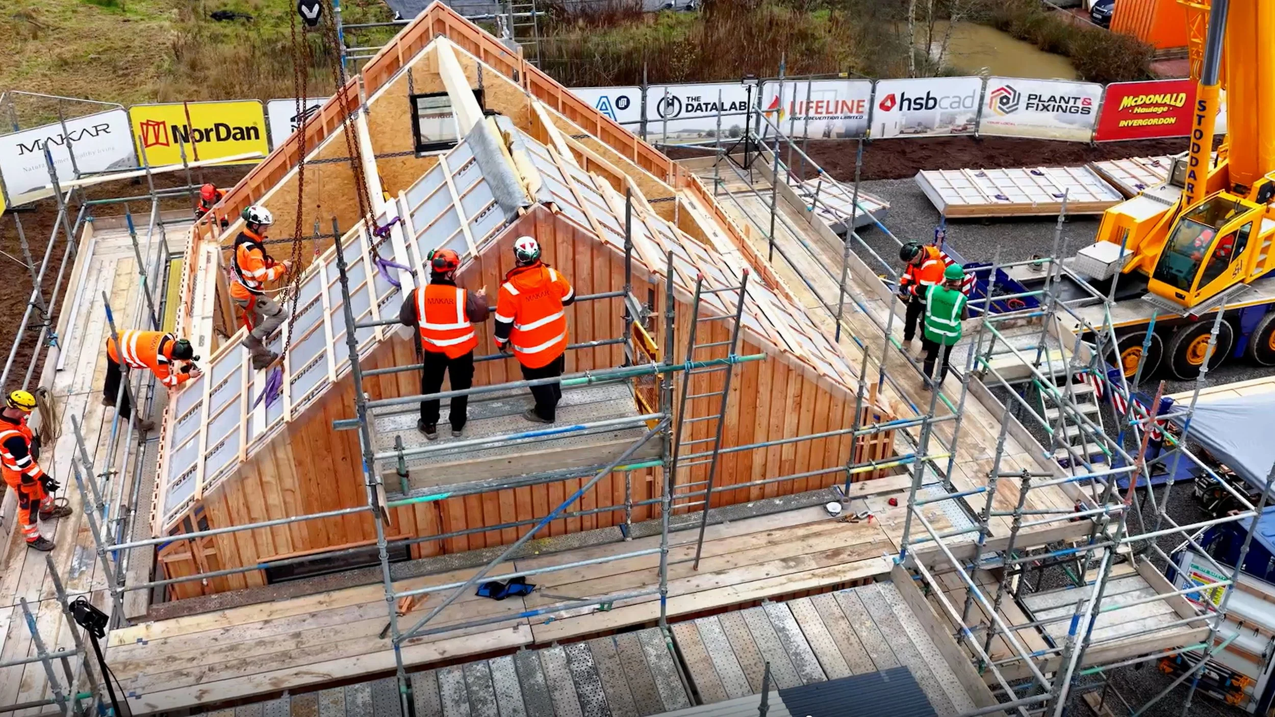 Assembly of MAKAR prototype home