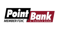 Point Bank logo with black and red text on a white background.