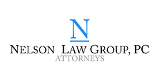 Logo of Nelson Law Group, PC Attorneys with a large blue 'N' and the firm name underneath.