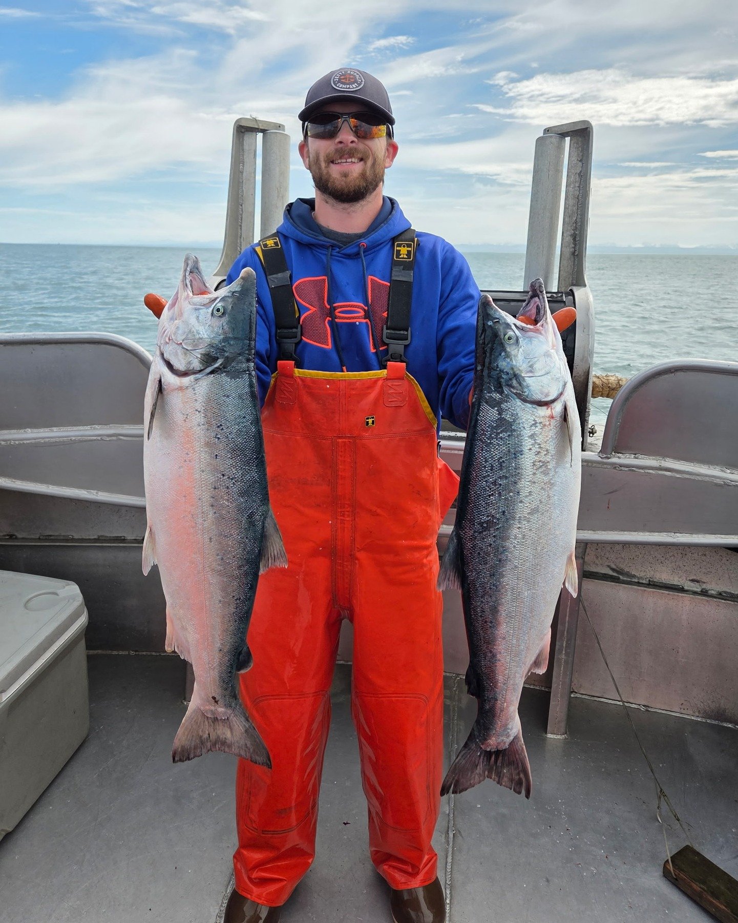 We have some great new products in the case - swipe to check them out.

The most exciting new offering? Our freshly caught Alaskan sockeye salmon. Our friend Fisher Moore worked on an Alaskan fishing charter for the summer and was kind enough to brin