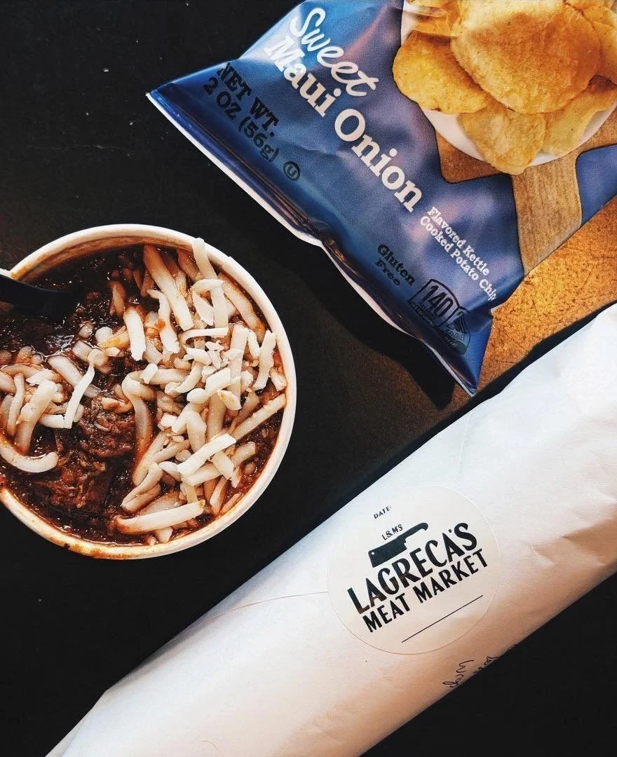Now serving RBQ Prime Rib and Brisket Chili topped with shredded cheese! Available in 8 oz. and 16 oz. servings, this chili is the perfect addition to our fall menu. 

Available while supplies last!