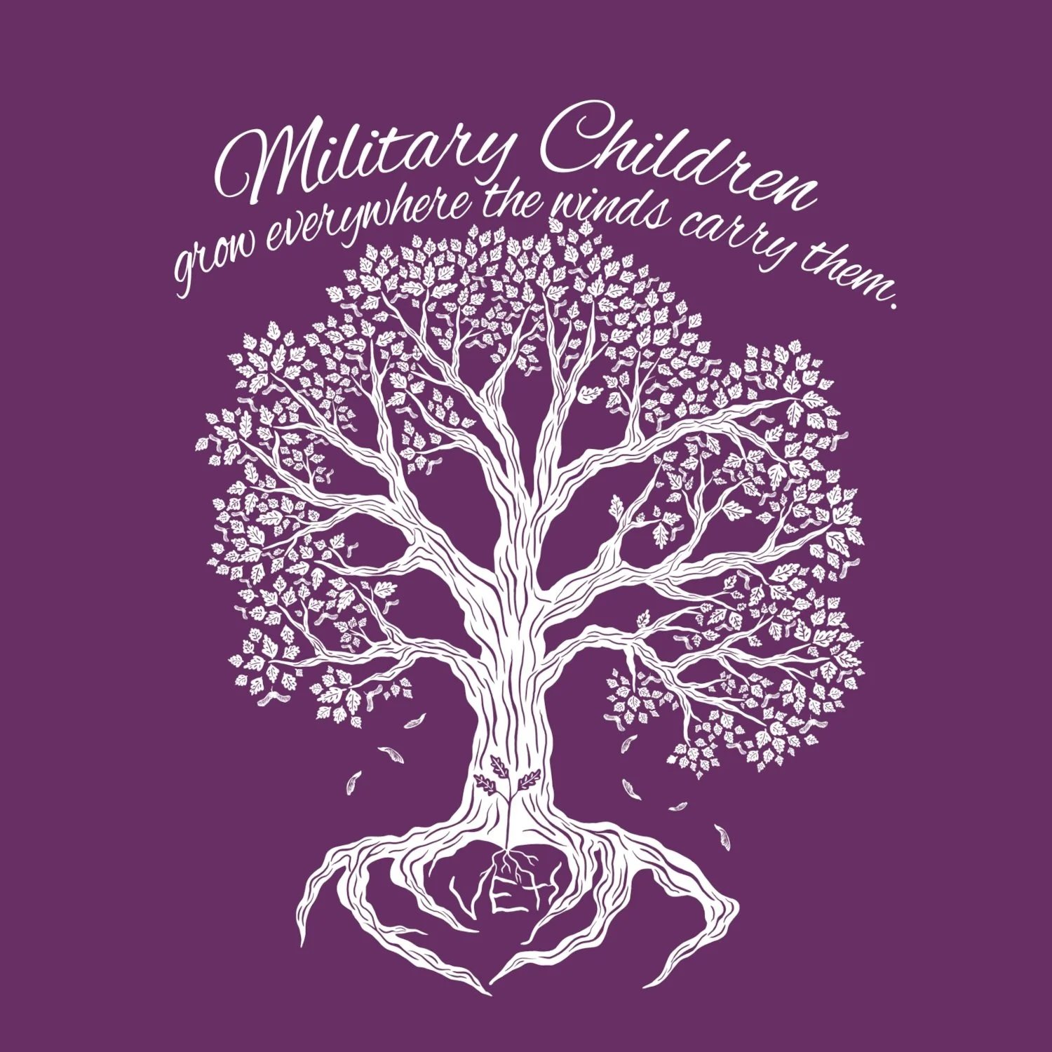 Purple up! For Military Children Commemorative Apparel