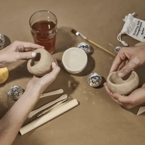 Sip & Sculpt Pottery Workshop