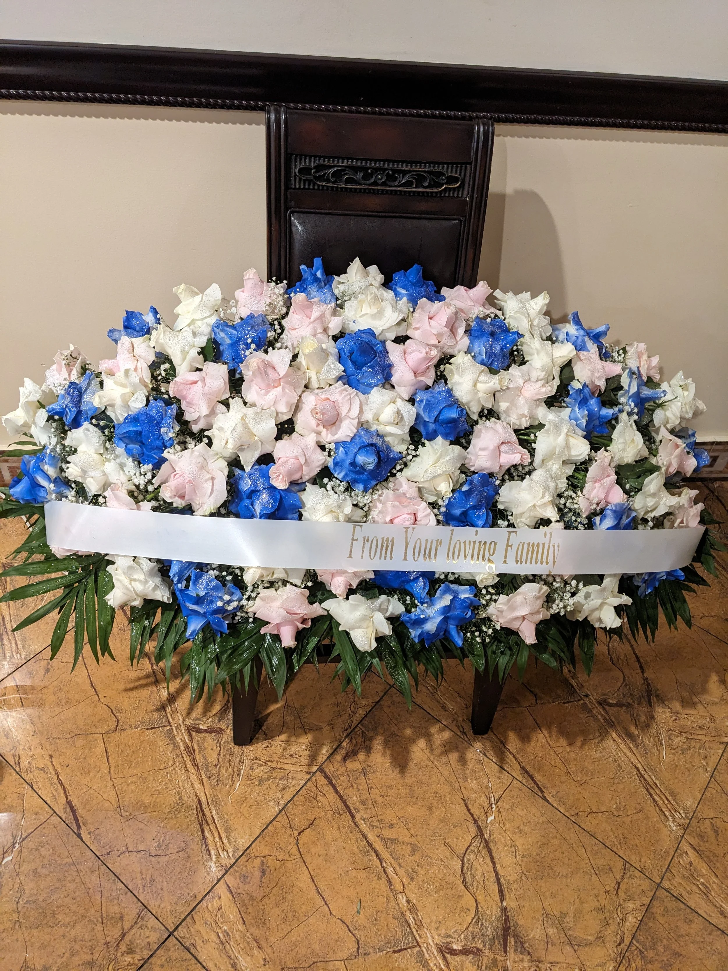 Mixed Rose Floral Tribute