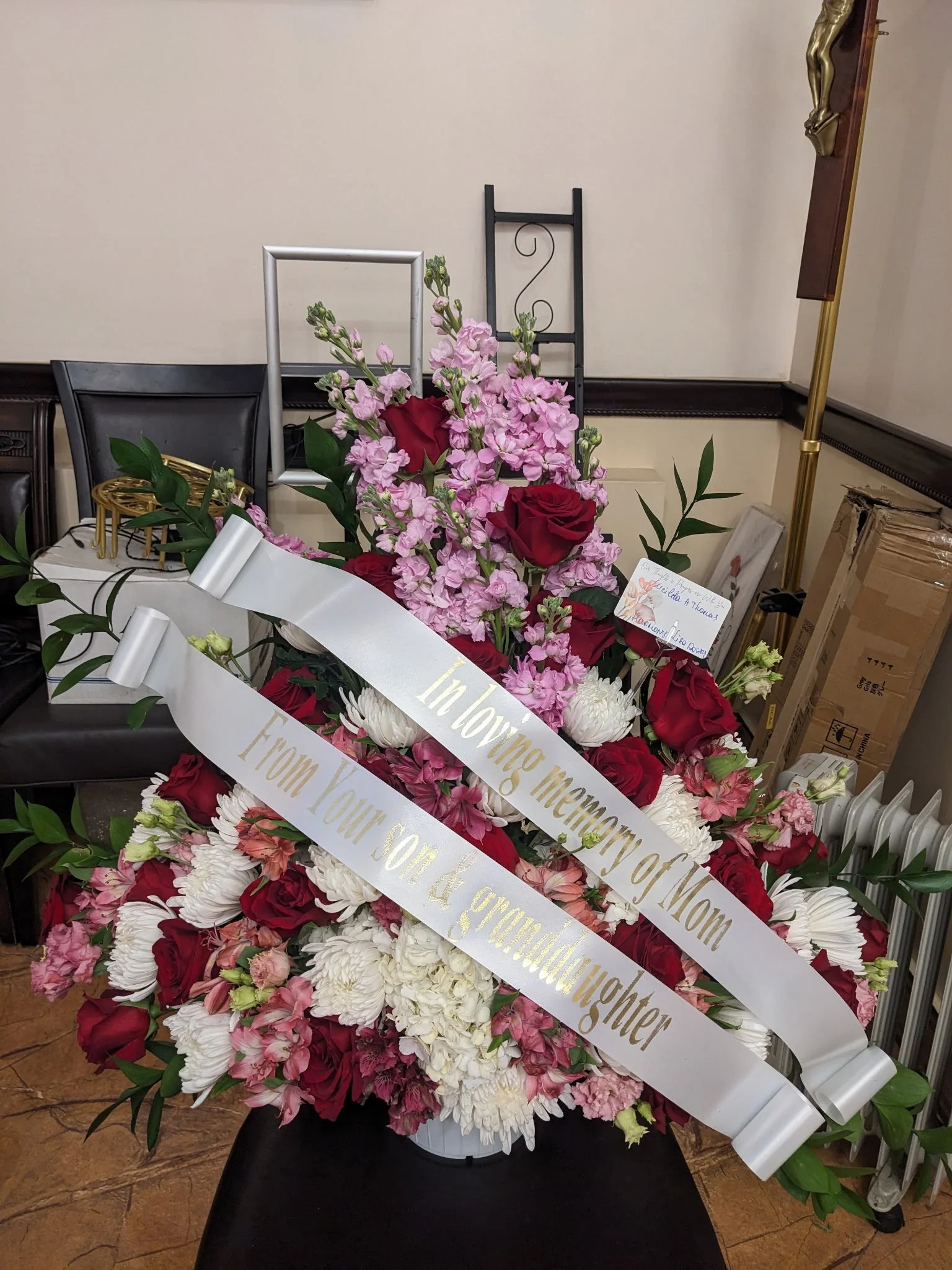 Elegant Remembrance Floral Arrangement