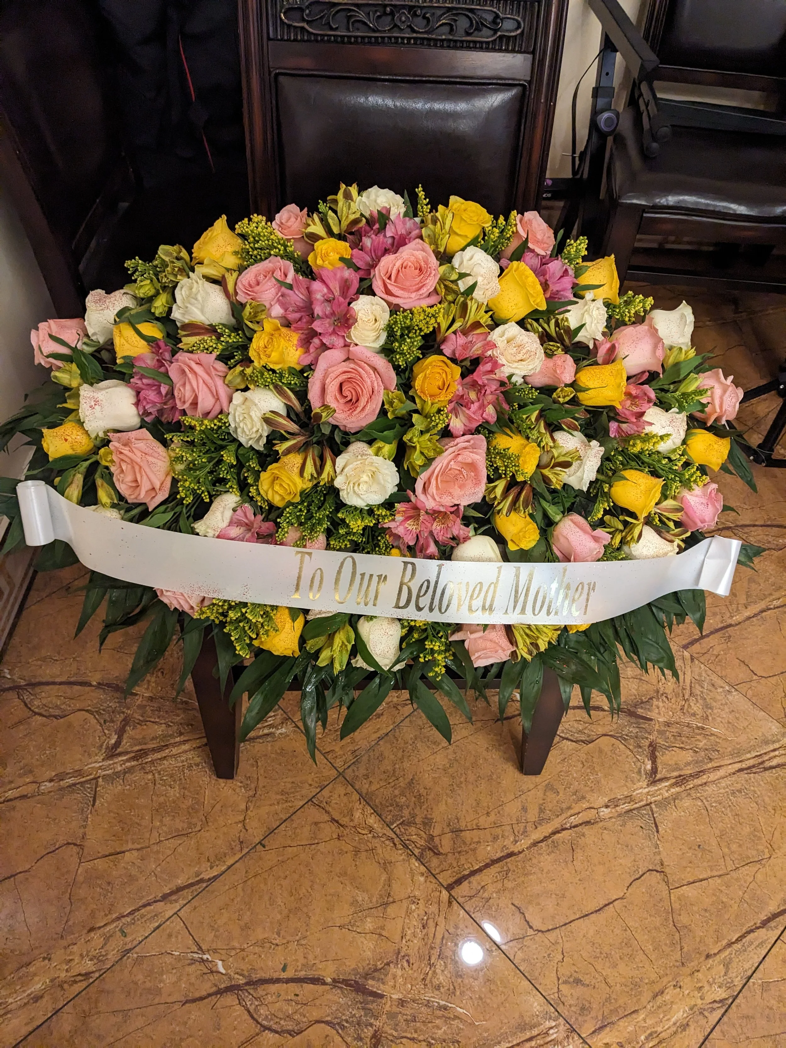 Elegant Tribute Funeral Floral Arrangement
