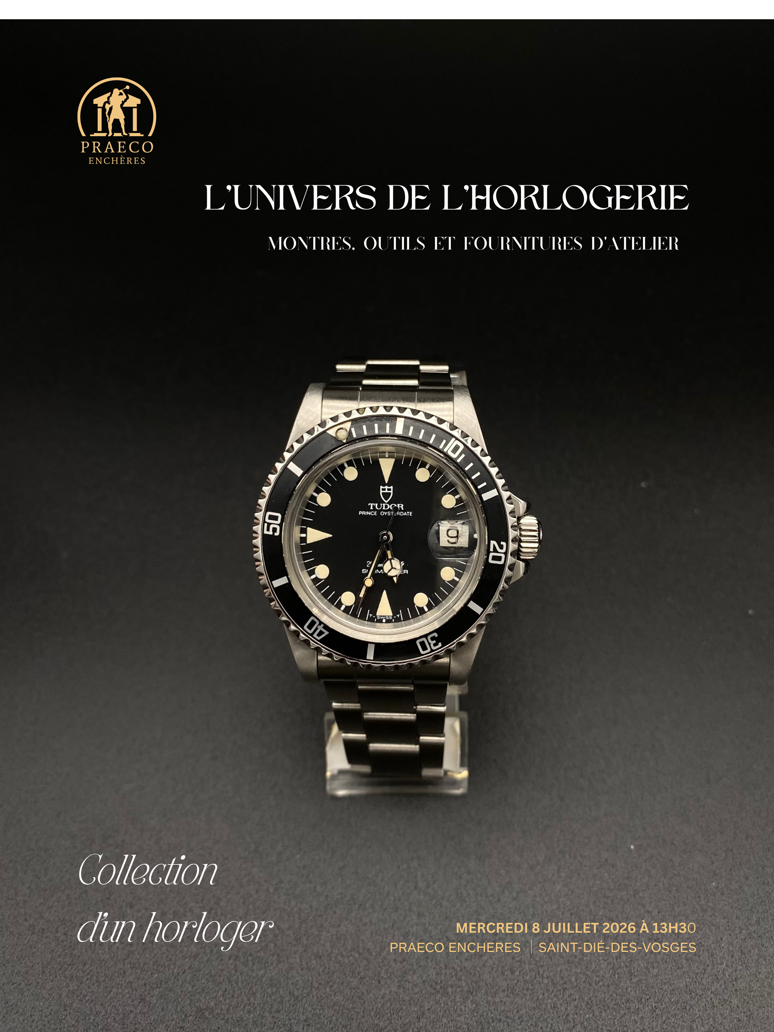 Horlogerie : Montres, Outils et Fournitures d'Atelier 