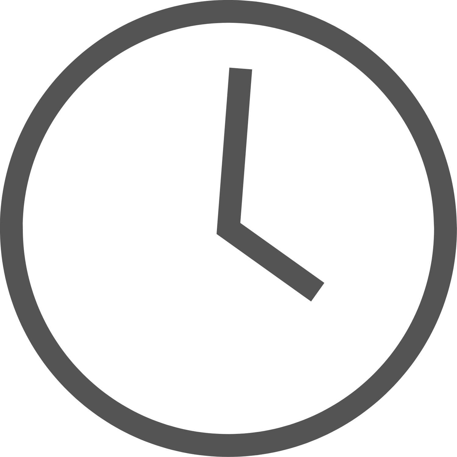 Horloge affichant l'heure 3:00.