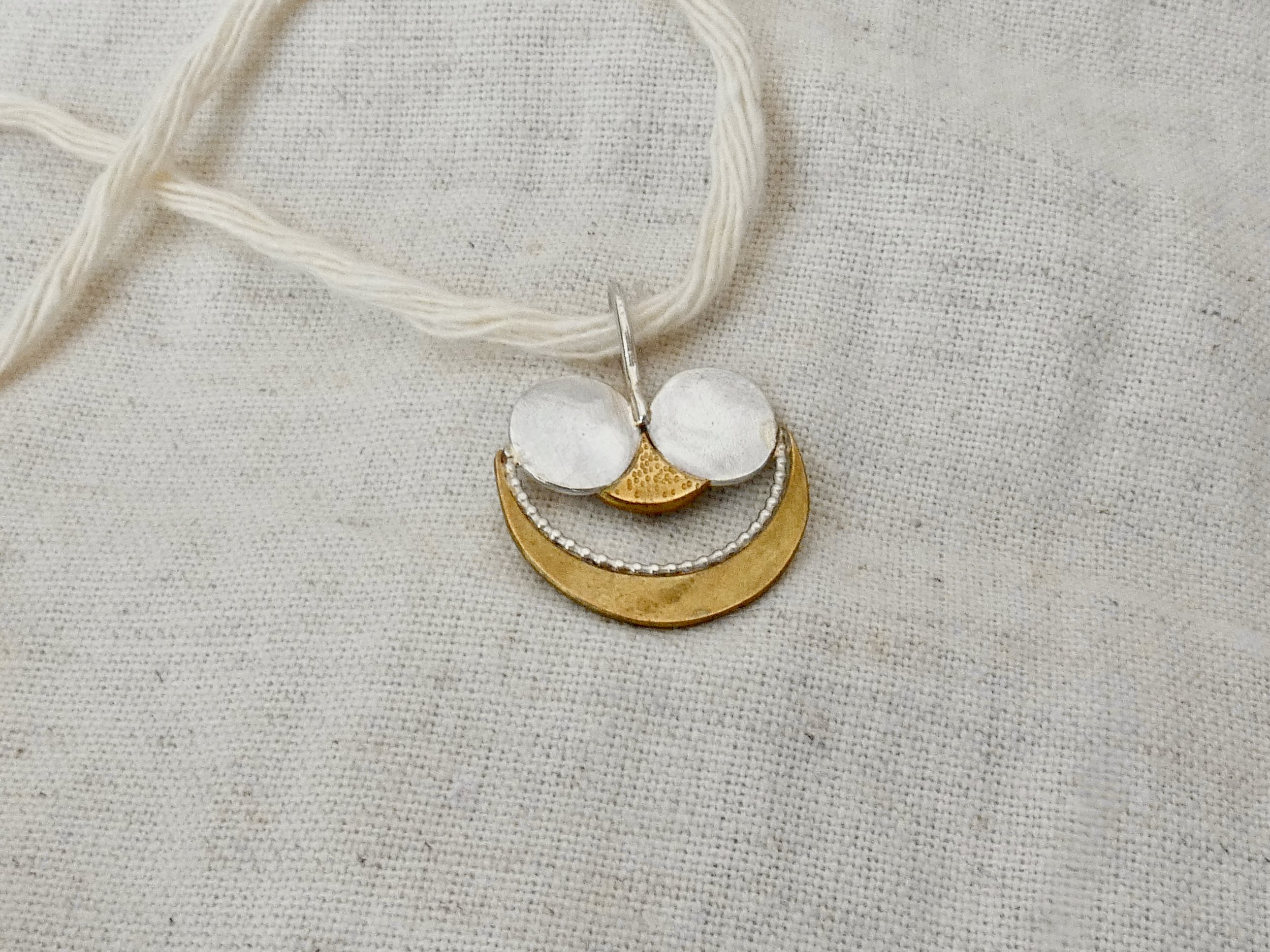 Plume de paon - Pendentif