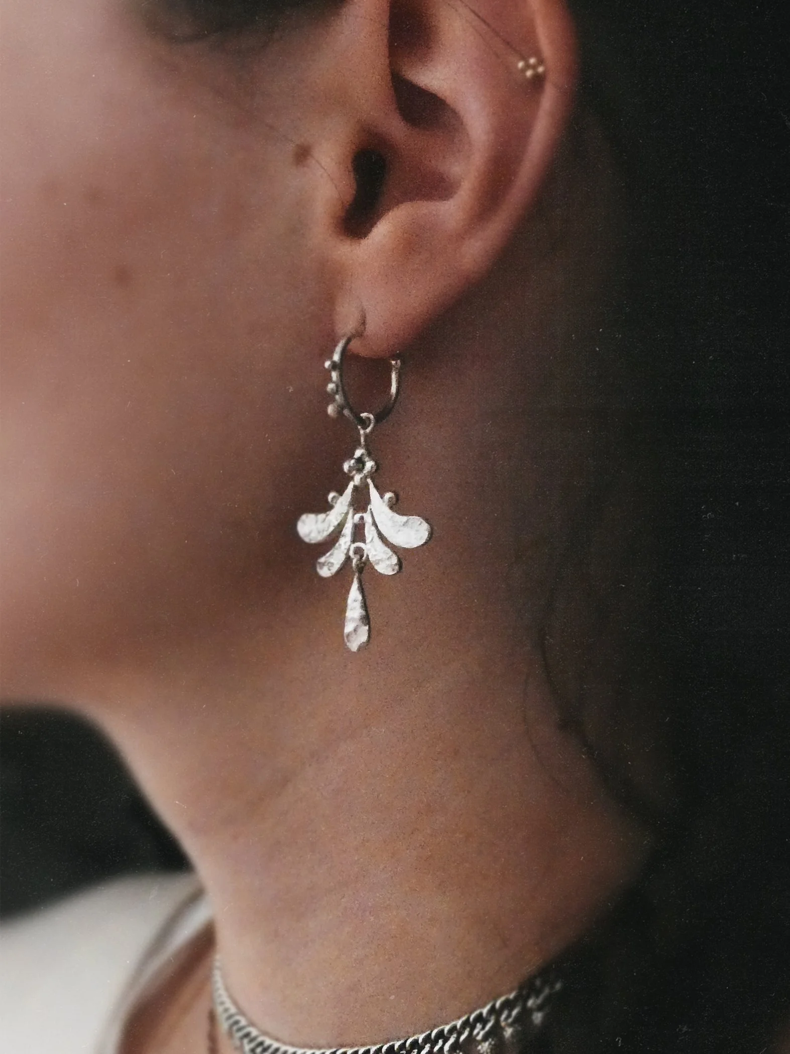 Pendants Fougères Argent