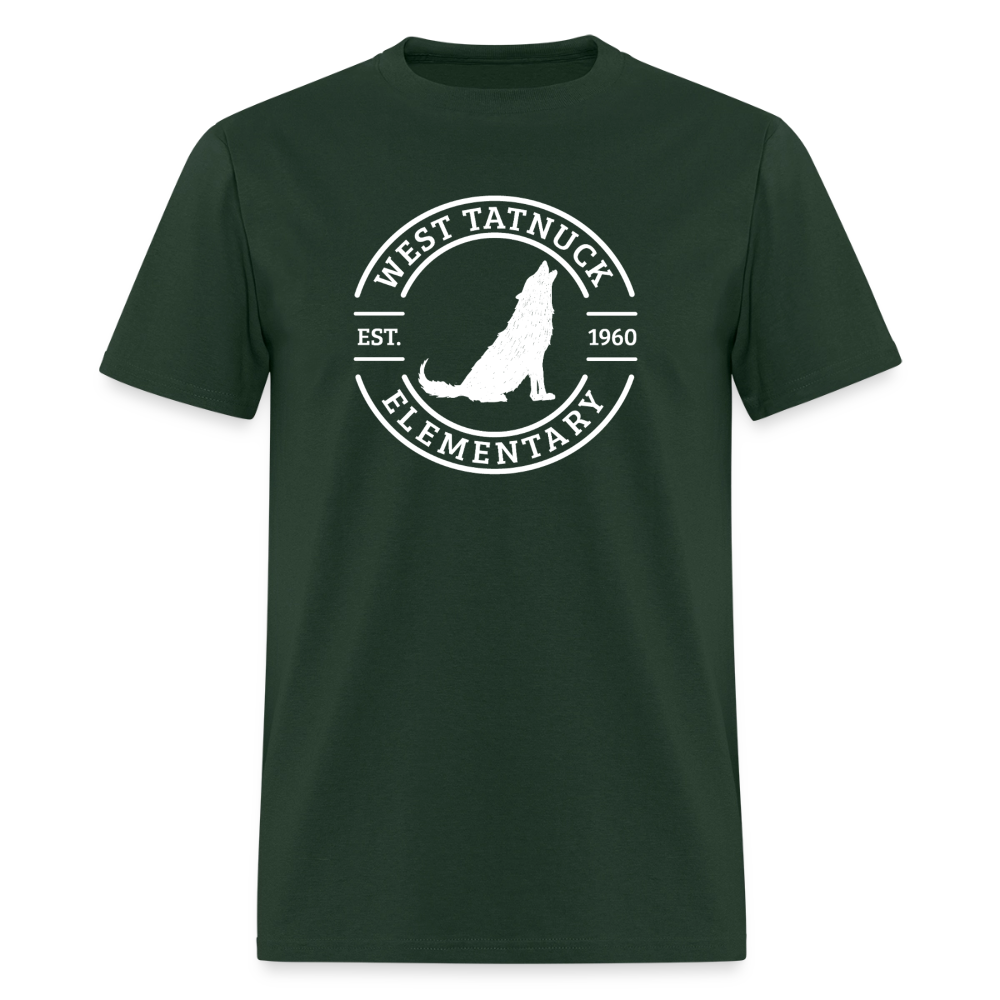West Tatnuck Elementary Wolf Spirit Adult T-shirt 002