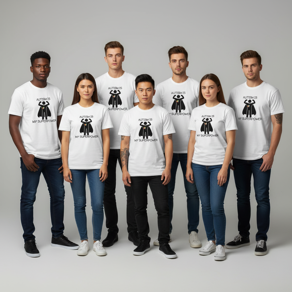 Autism Is My Superpower Adult Unisex T-Shirt