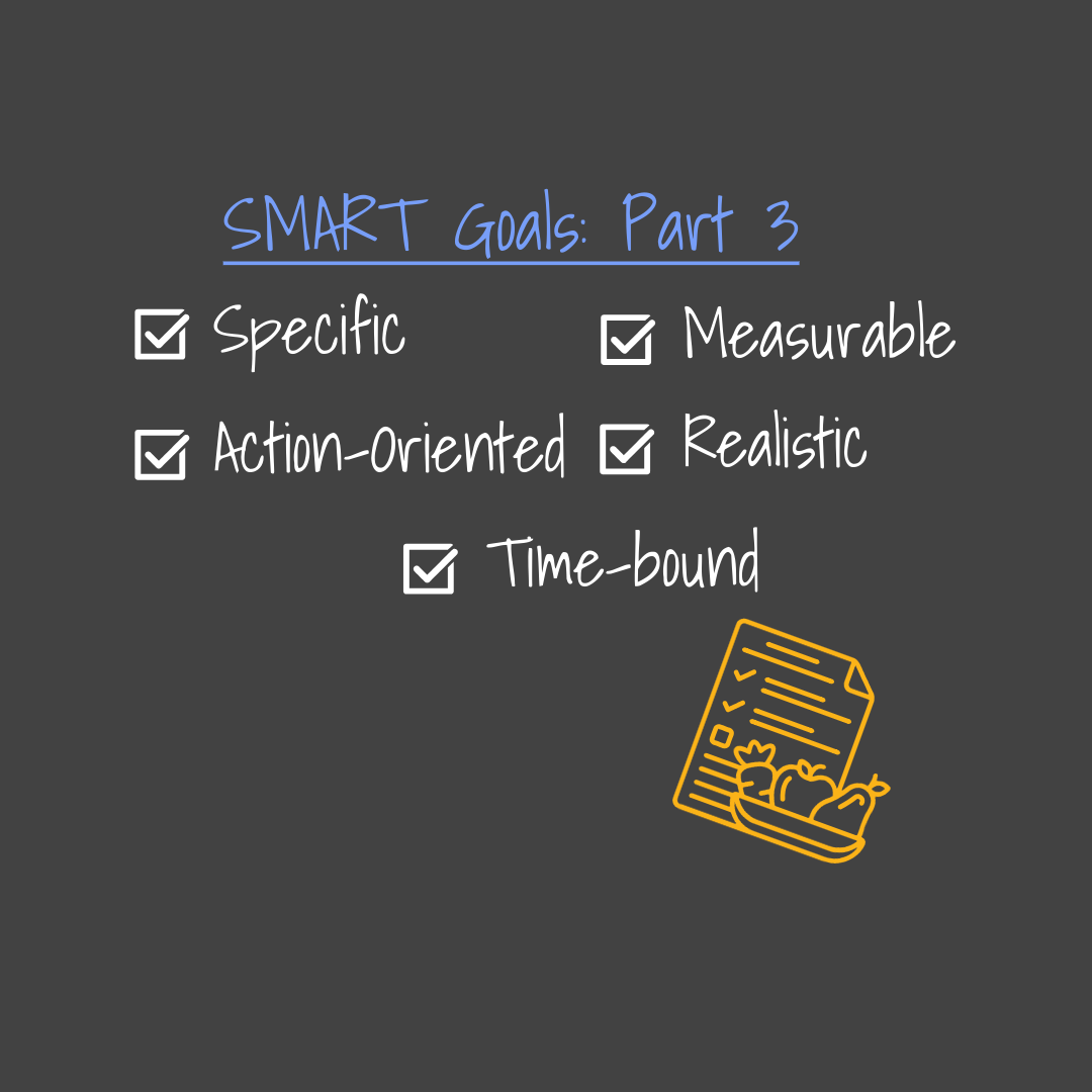 Goal Setting: Part 3