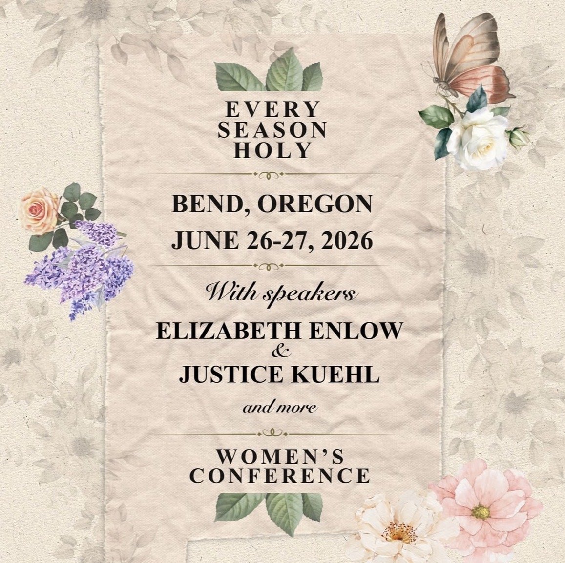 JUN 26-27 | Every Season Holy Women's Conference