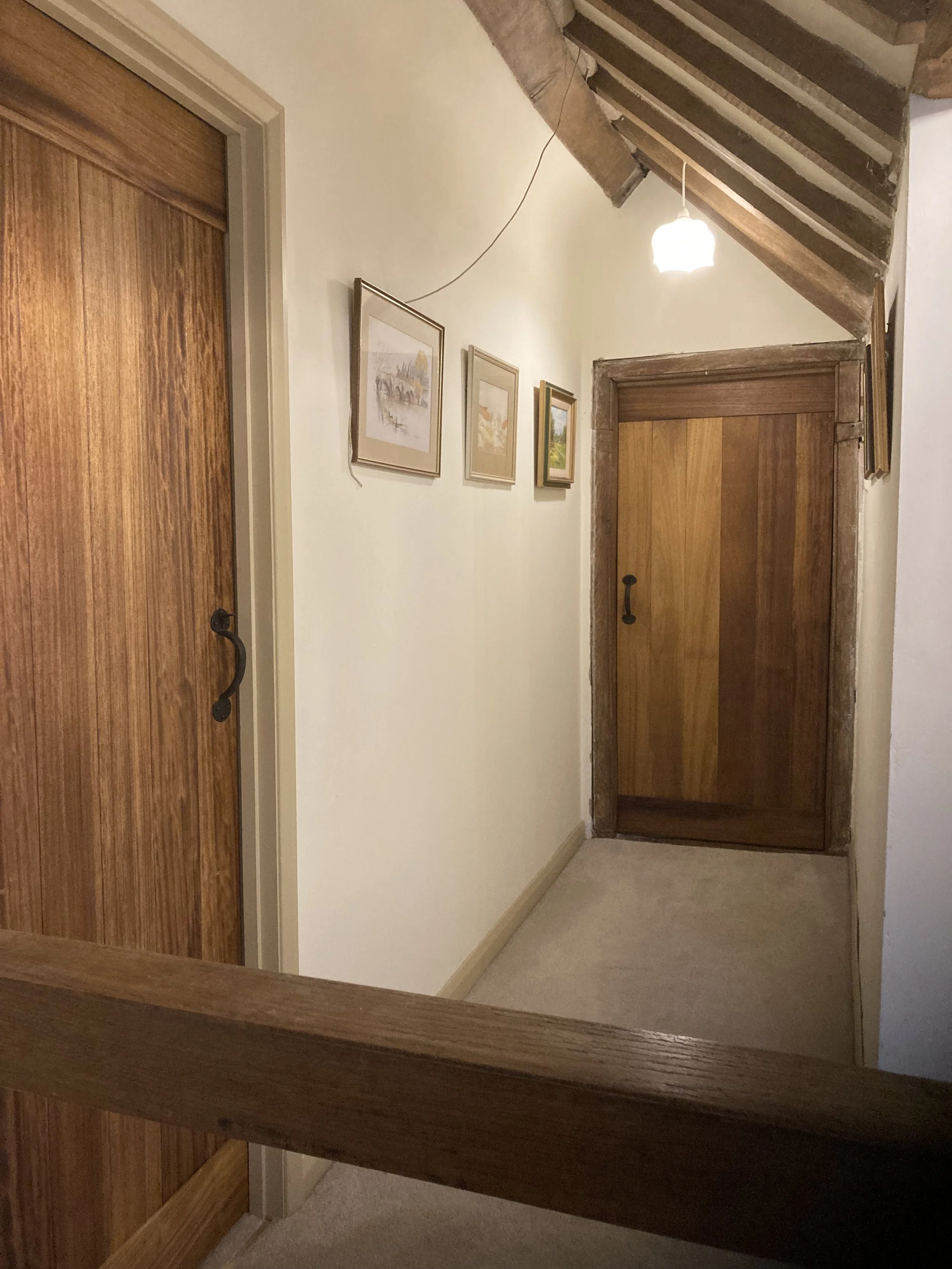 Iroko cottage doors