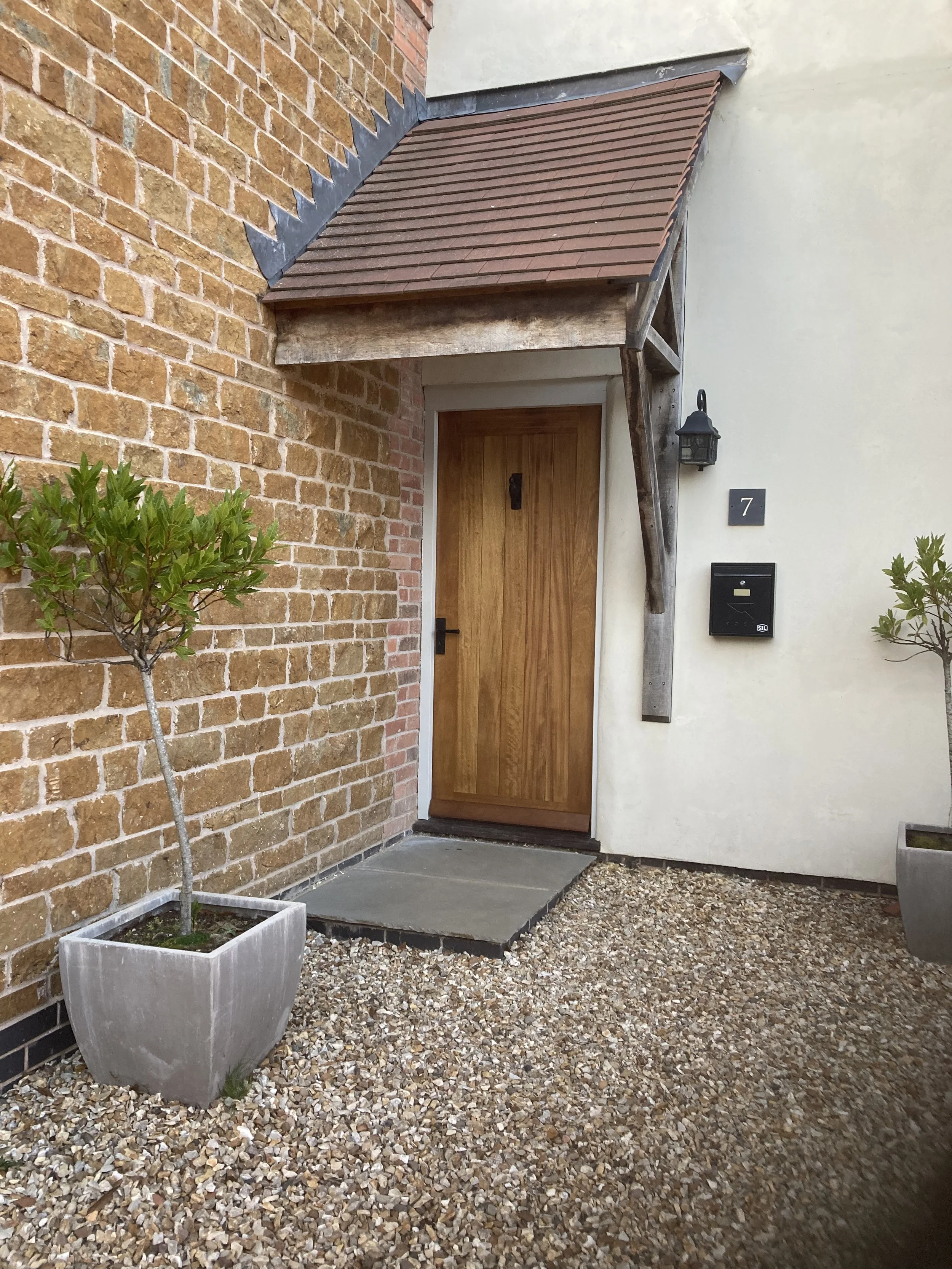 Iroko front door