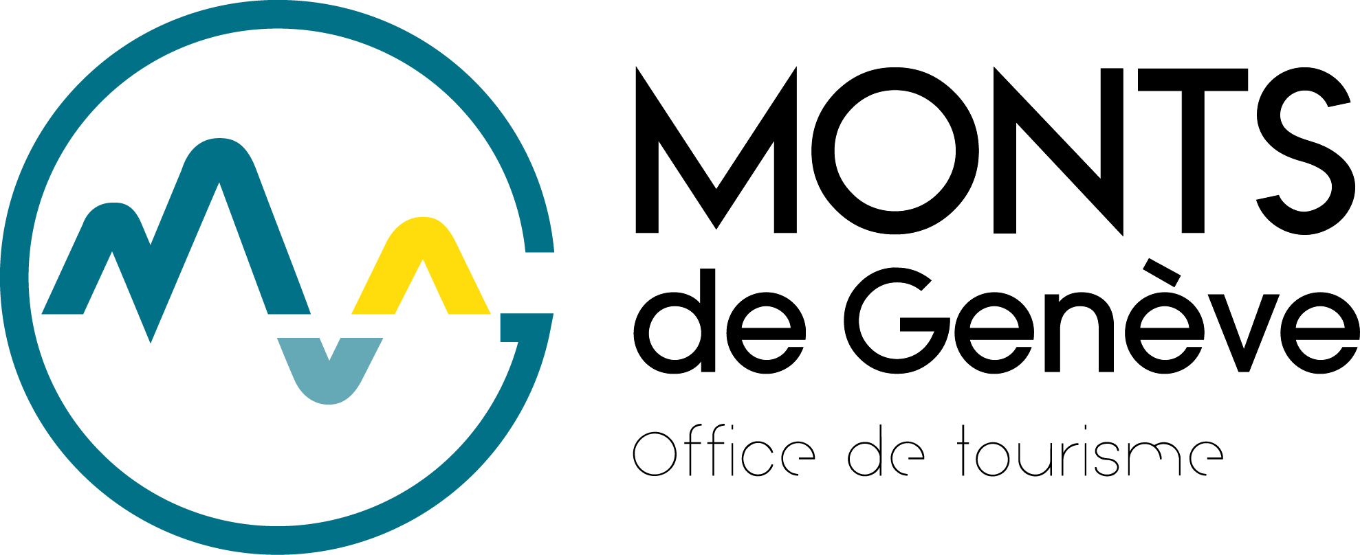 Logo de l'office de tourisme des Monts de Genève, Haute-Savoie.