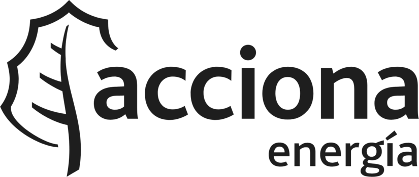 Logotipo con un escudo y la palabra 'acción' en letras grandes, y la palabra 'energía' en letras más pequeñas debajo.